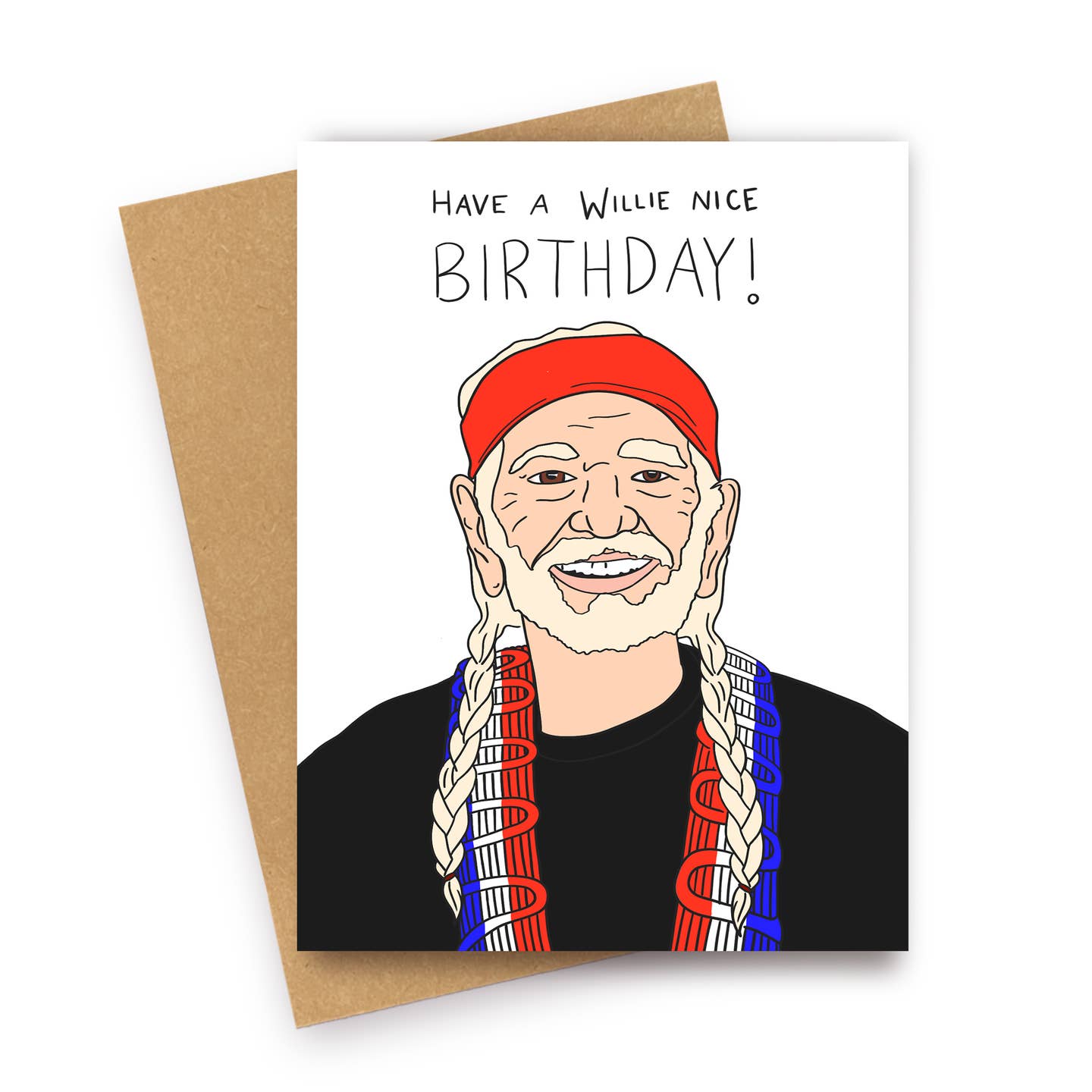 Willie Nelson Nice Birthday Card