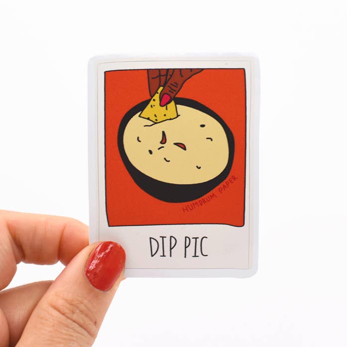 Dip Pic Queso Vinyl Sticker