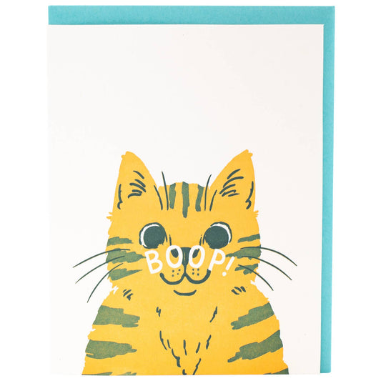 Nose Boop Cat Card