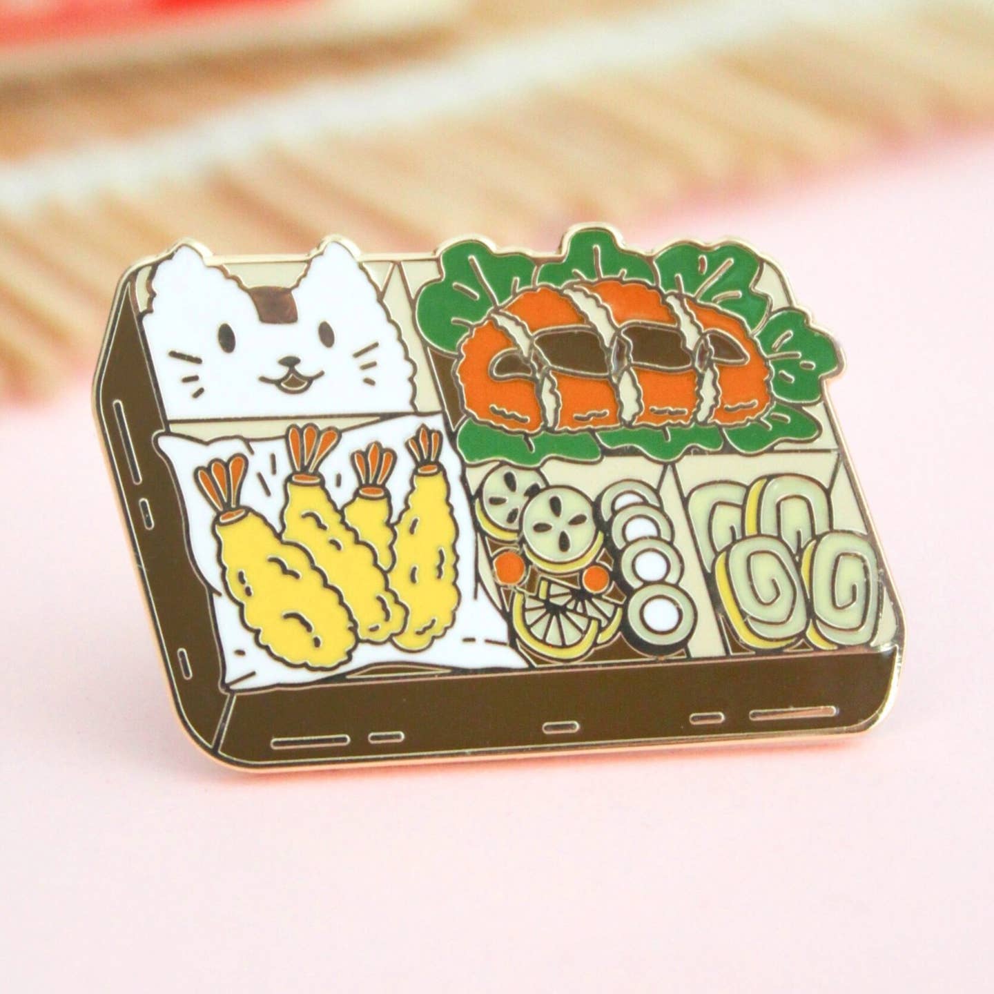 Bento Box Enamel Pin