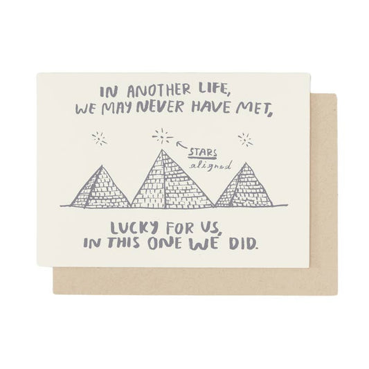 In Another Life, Lucky We Met Card