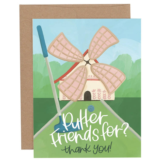 Putter Friends For Golf Card
