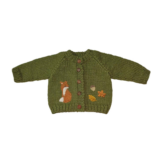 Fox Cardigan Sweater