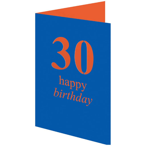 30 Birthday Petite Lasercut Card