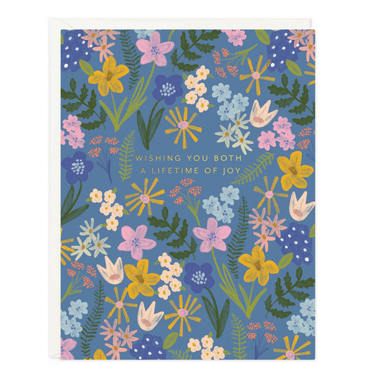 Floral Burst Lifetime of Joy Card