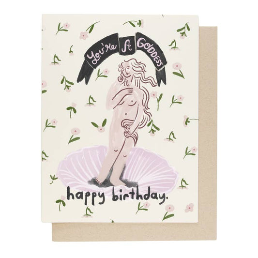 Goddess Birthday Card