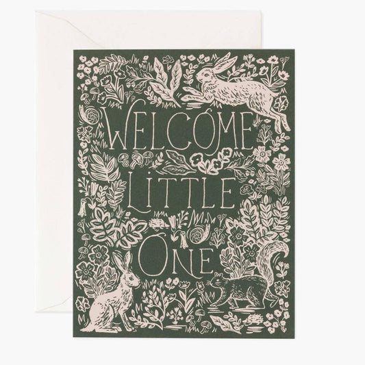 Fable Welcome Little One Baby Card