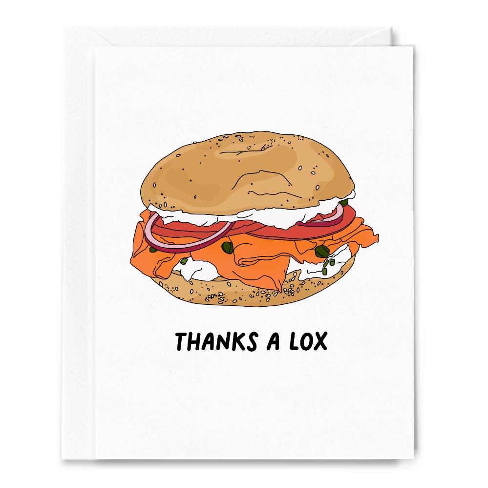 Thanks A Lox Bagel Card