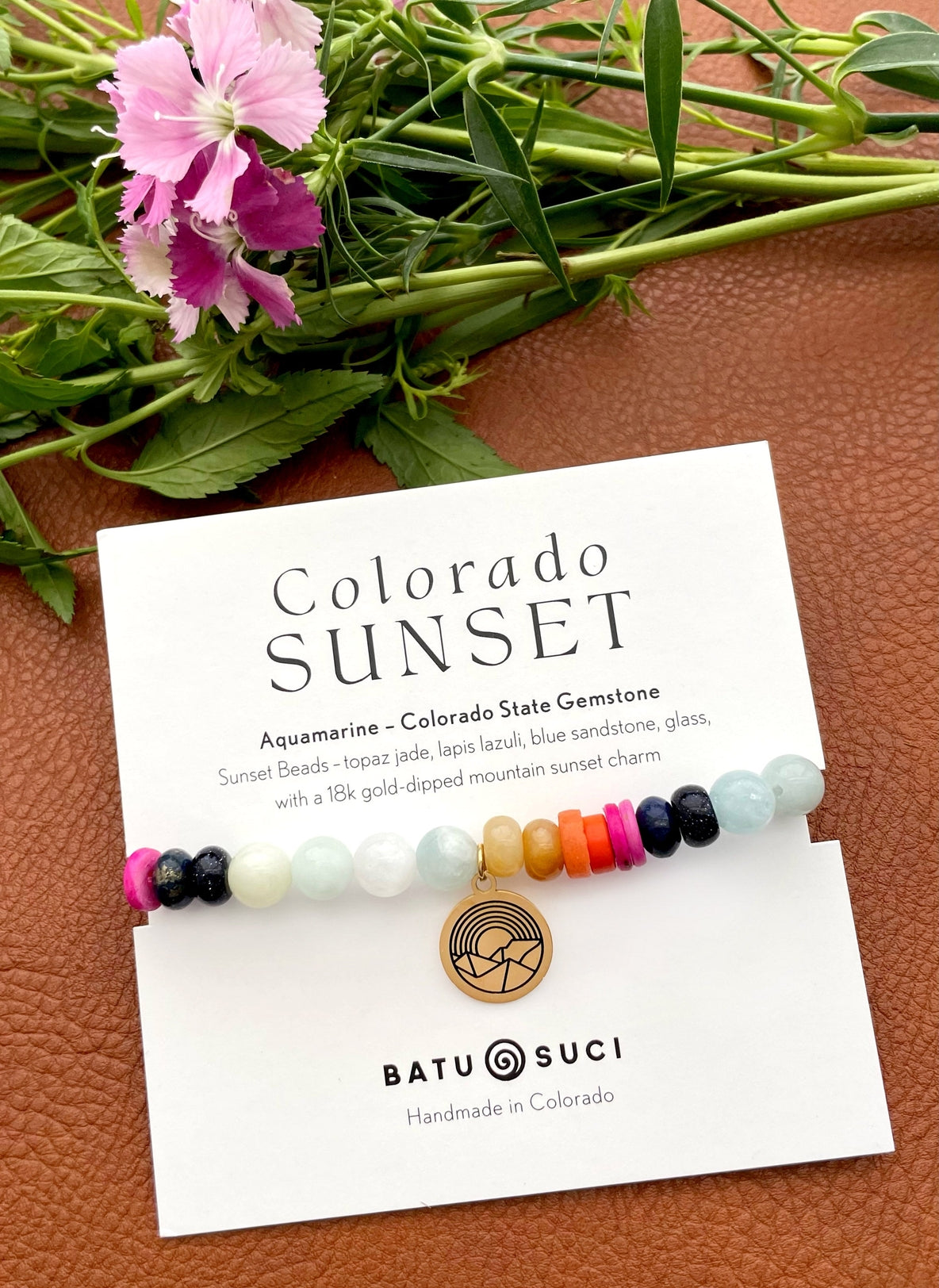 Colorado Sunset Gemstone Bracelet