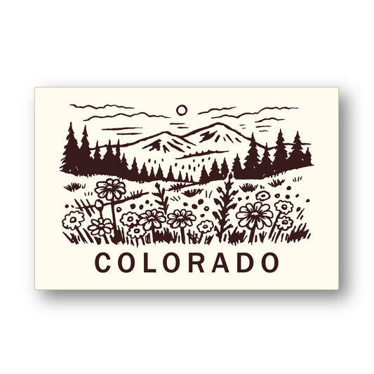 Colorado Maroon Mountain Postcard
