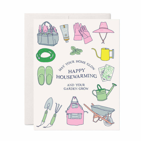 Garden Tools Housewarming Card