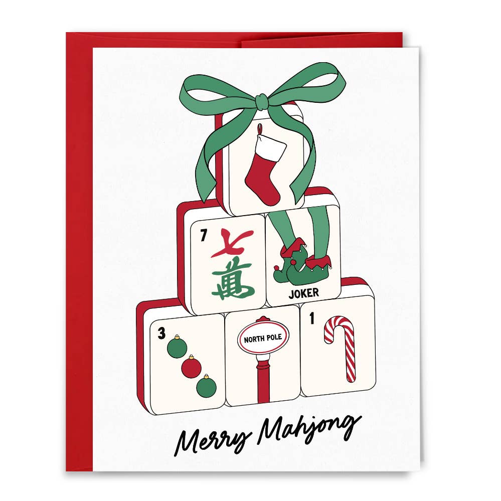 Merry Mahjong Card