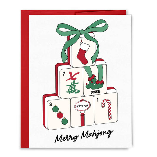Merry Mahjong Card