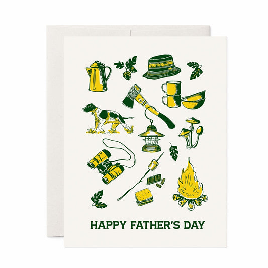 Camping Fathers Day Card