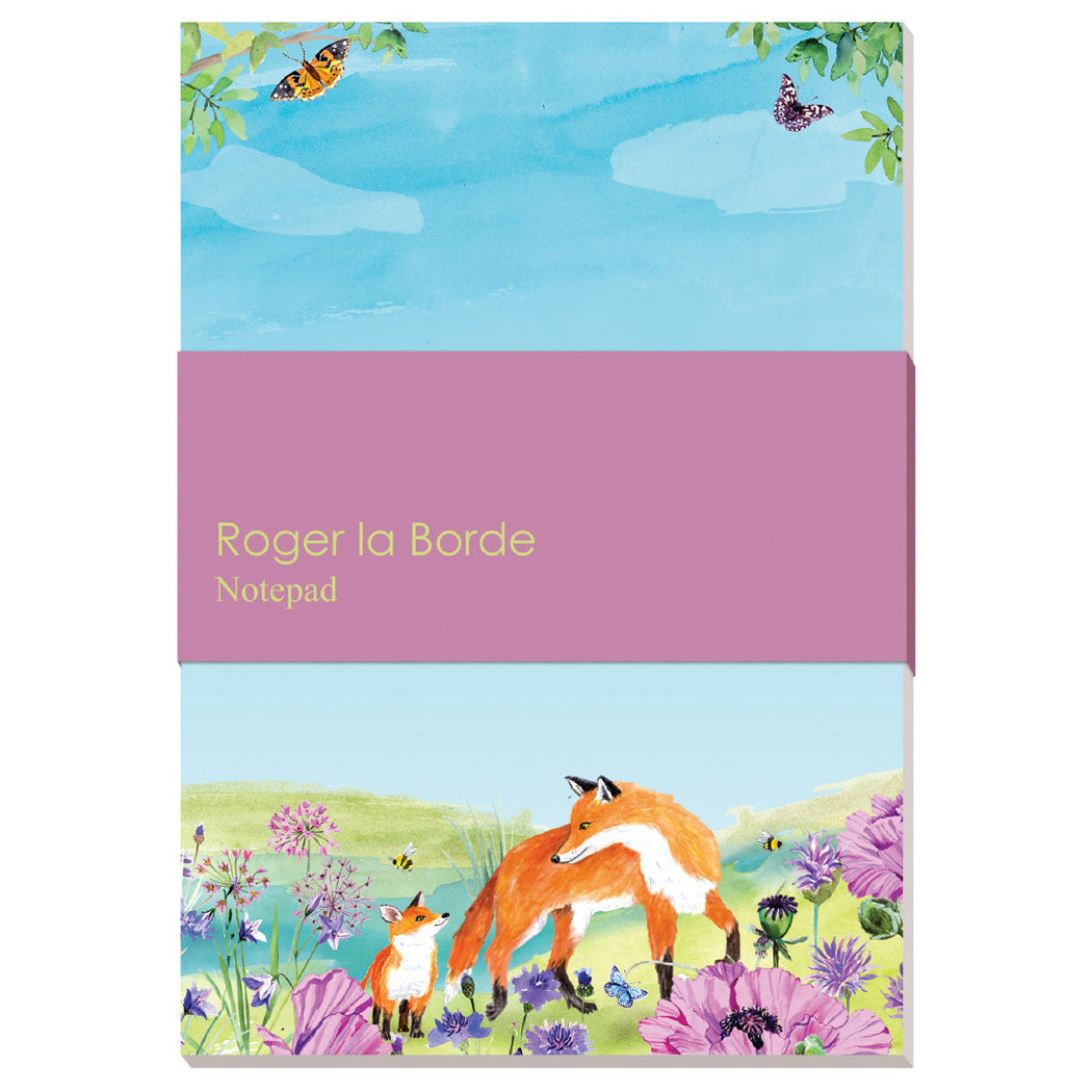 Sunny & Wild Fox Notepad