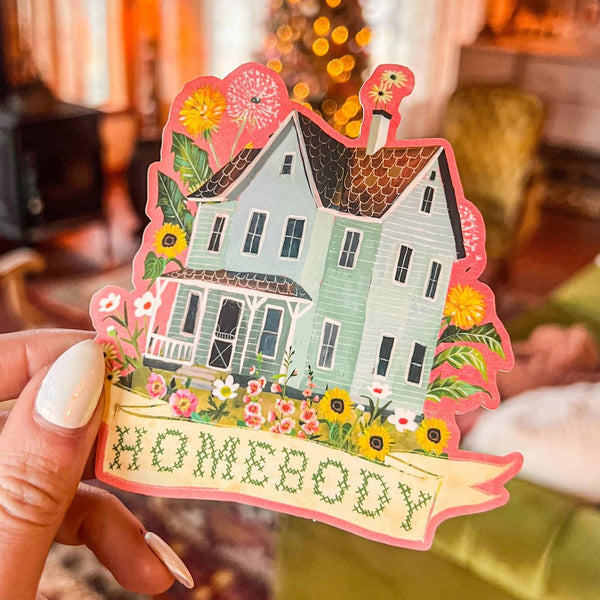 Homebody House Matte Vinyl Sticker