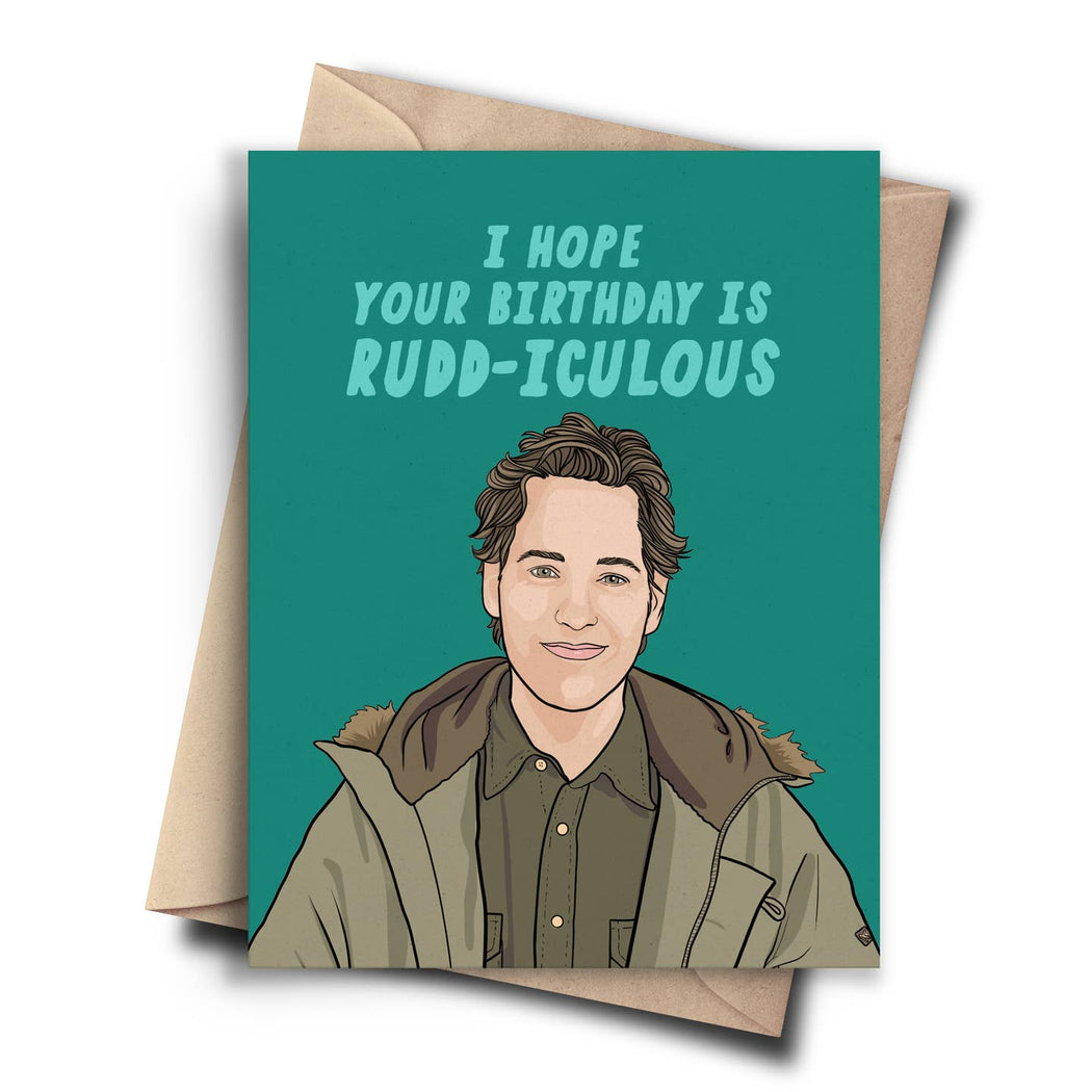 Paul Ruddiculous Birthday Card