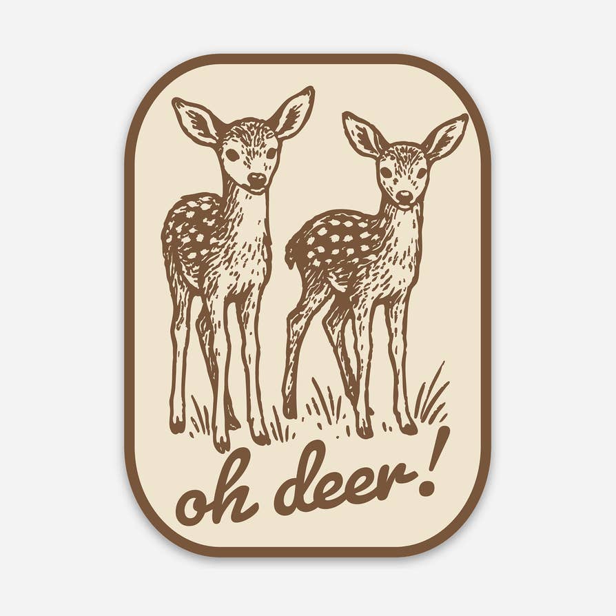 Oh Deer! Sticker