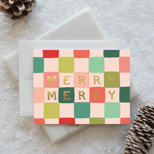 Merry Merry Checks Card