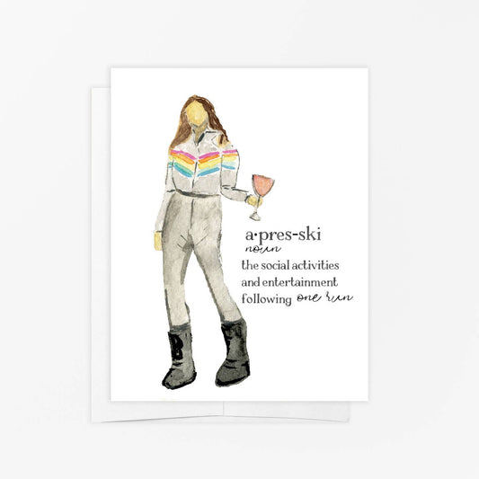 Apres Ski Gal Card