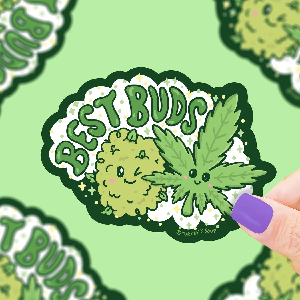 Best Buds Marijuana Weed Vinyl Sticker