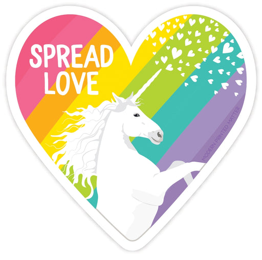 Unicorn Spread Love Vinyl Sticker