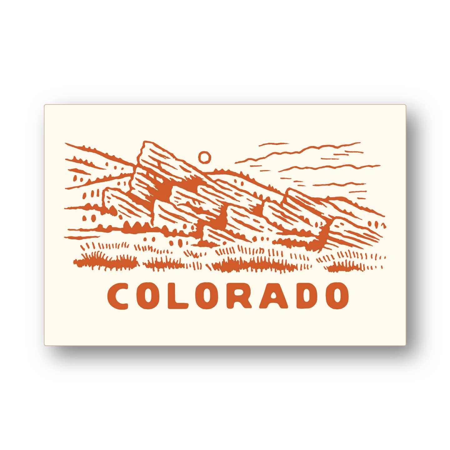 Colorado Red Rocks Postcard