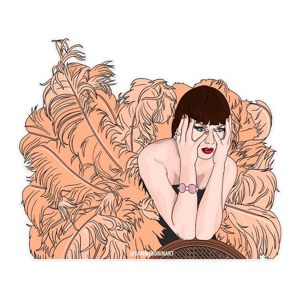 Showgirl Taylor Swift Baby Thats Showbiz Vinyl Sticker