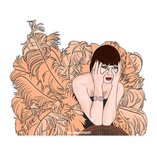 Showgirl Taylor Swift Baby Thats Showbiz Vinyl Sticker