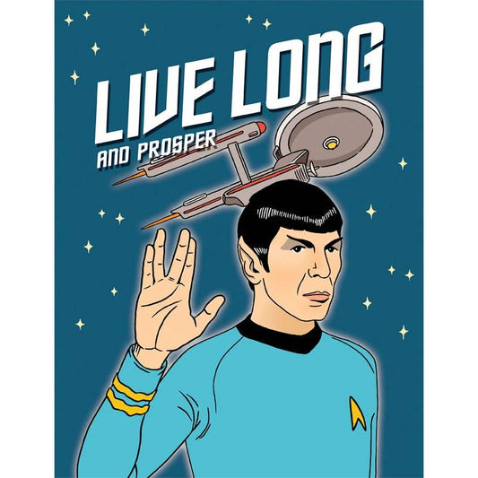 Star Trek Live Long Prosper Birthday Card