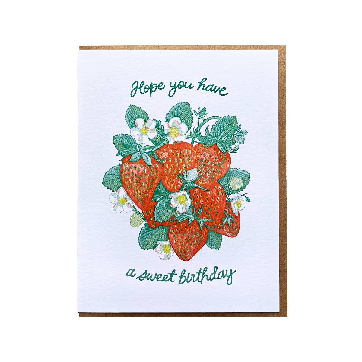 Sweet Birthday Strawberries Card