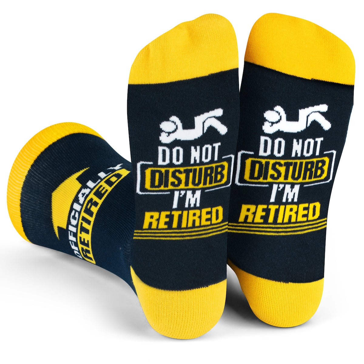 Do No Disturb I'm Retired Socks