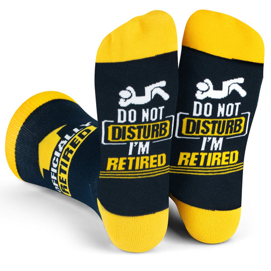 Do No Disturb I'm Retired Socks