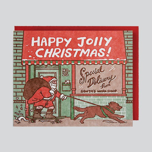 Special Delivery Jolly Christmas Card