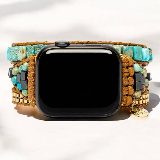 Turquoise Calming Energy Apple Watch Strap