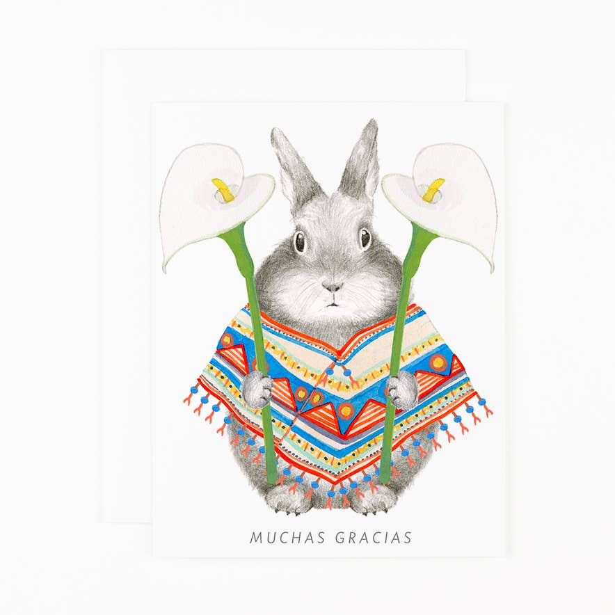Muchas Gracias Bunny Card Set