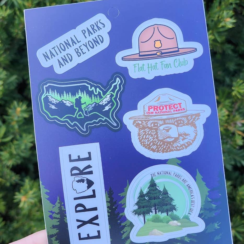 National Parks Sticker Sheet