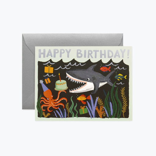 Shark Birthday Card