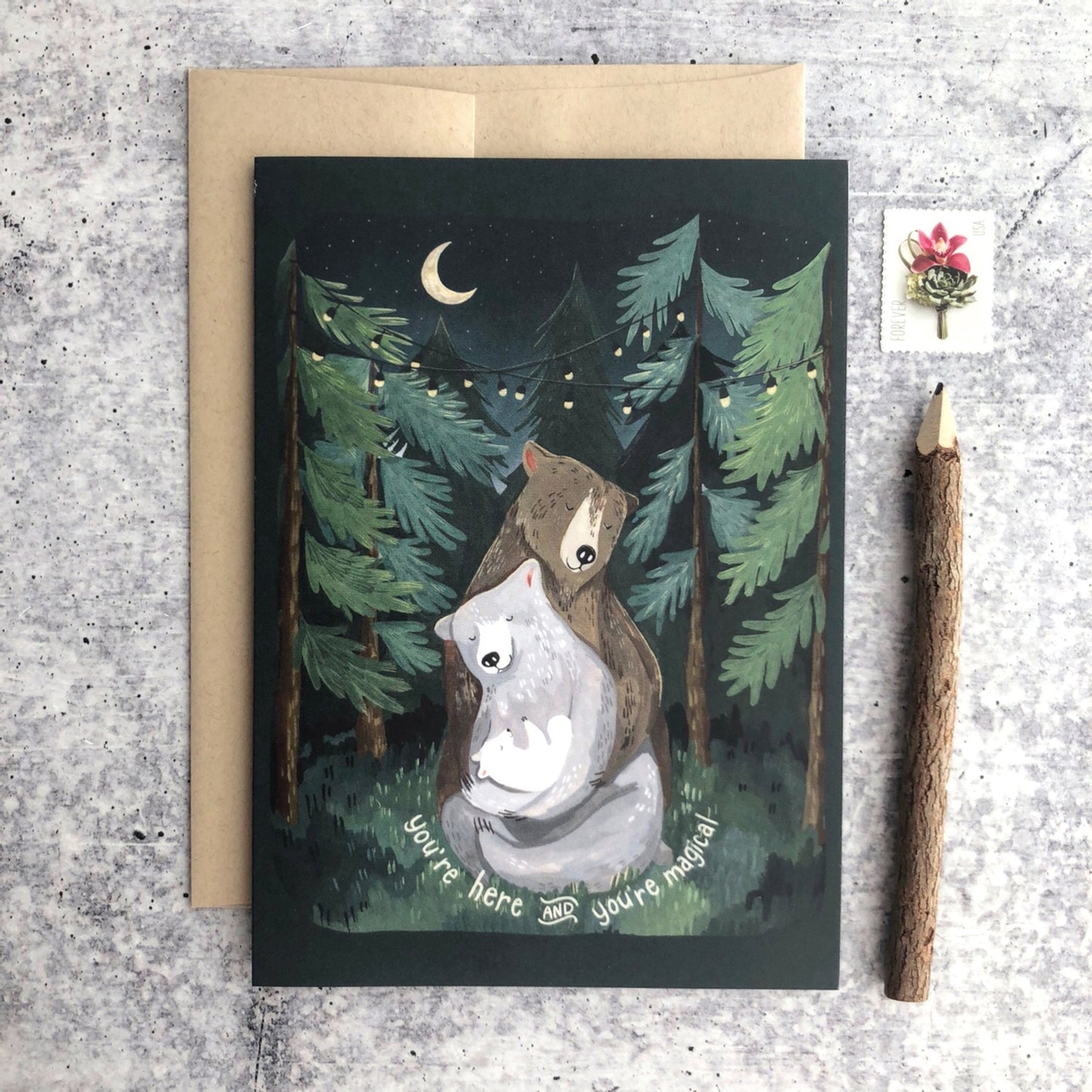 Here & Magical Baby Card