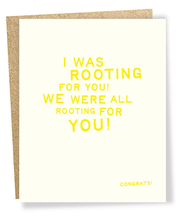 SP #2151: Rooting For You Card