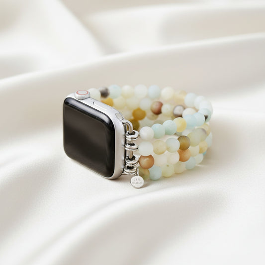 Amazonite Jasper Stretch Apple Watch Strap