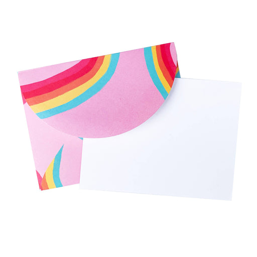 Rainbow Ribbon Patterned Envelope Box of Cards