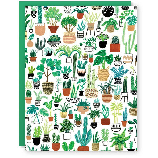 Plant Party Cacti Blank Card