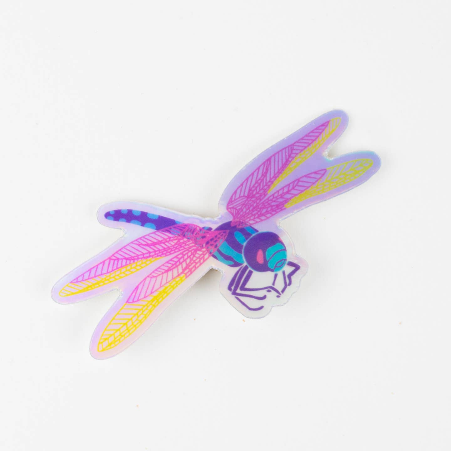 Holographic Dragonfly Vinyl Sticker