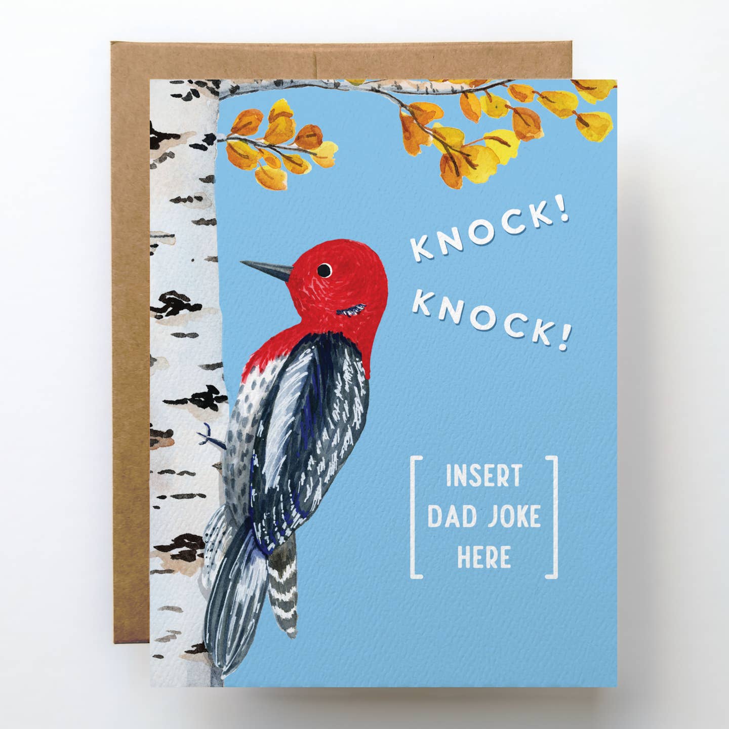 Knock Dad Joke Bird Card