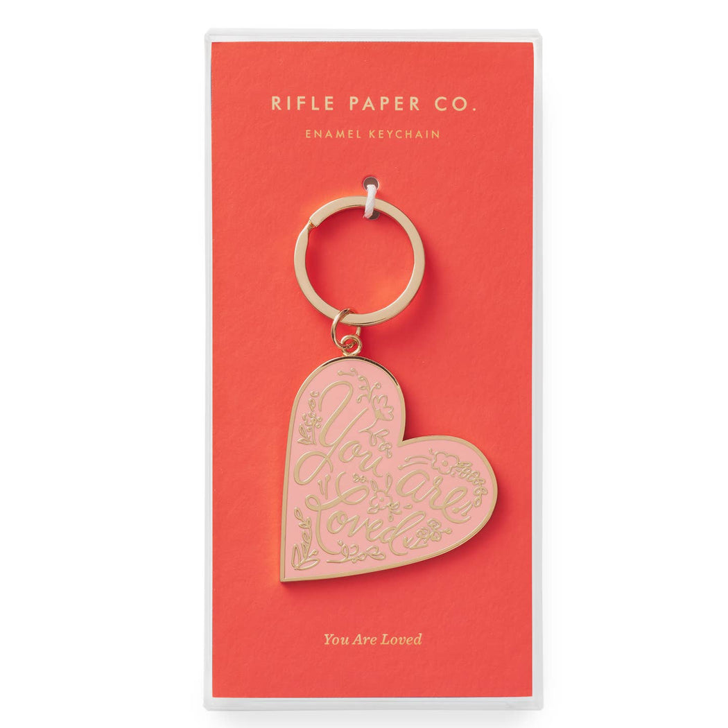 You Are Loved Enamel Keychain