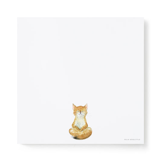 Good Vibes Cat Notepad