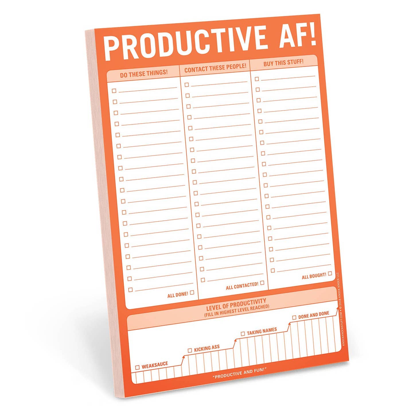Productive AF Notepad
