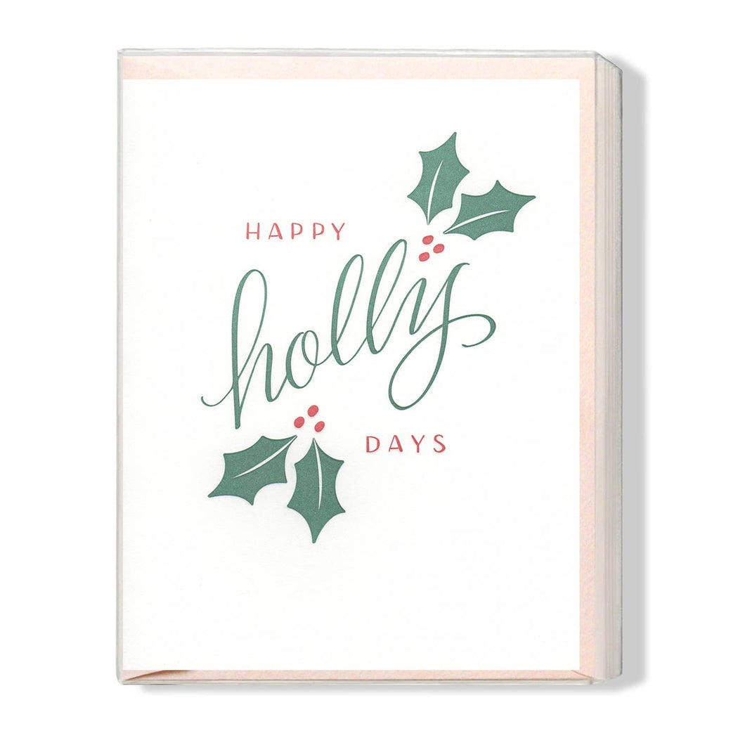 Happy Holly Days Card