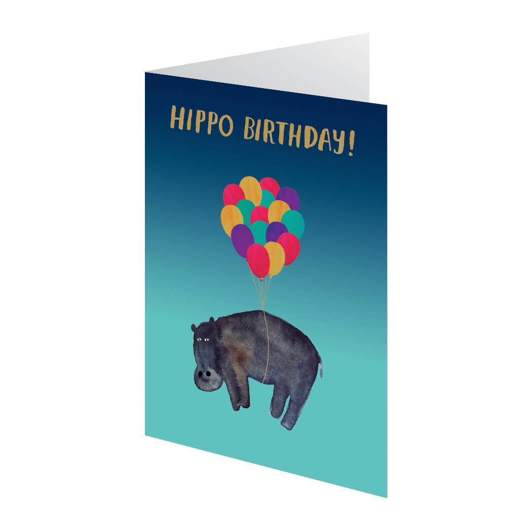 Hippo Birthday Petite Card